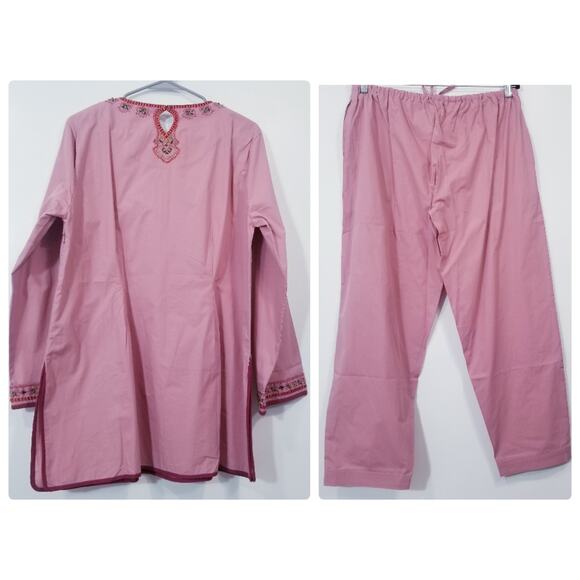 J. Peterman Epiphany Kaftan Tunic and Pants Co-Ord Sets - Picture 2 of 14